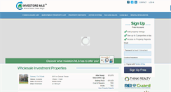 Desktop Screenshot of investorsmls.com